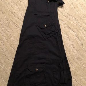 Designer navy pants